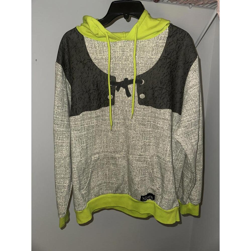 Vintage DreamWorks Shrek Hoodie – Ogre Ears, Size L, Rare Character Merch